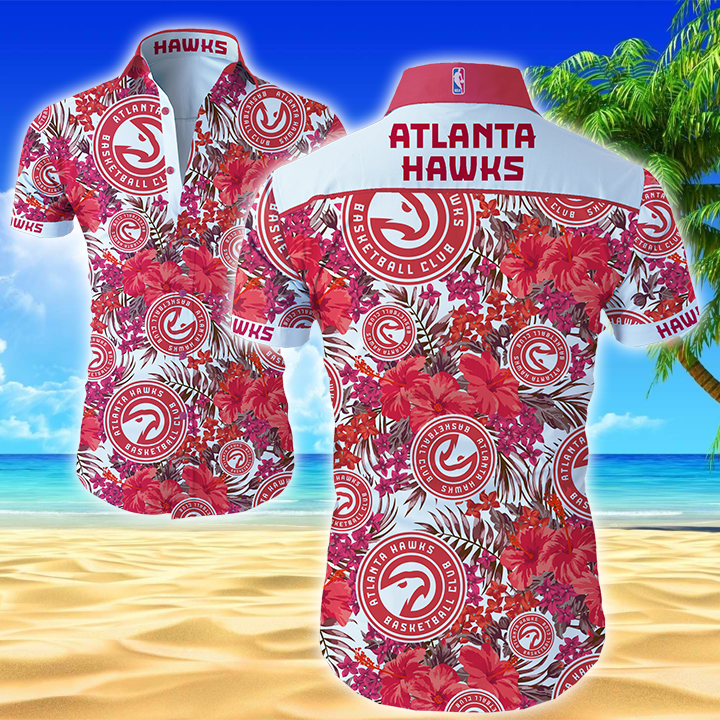 Atlanta Hawks Hawaiian Shirt Summer Button Up Atlanta Hawks Hawaiian Shirt Summer Button Up