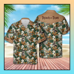 Attack On Titan Hawaiian Shirt