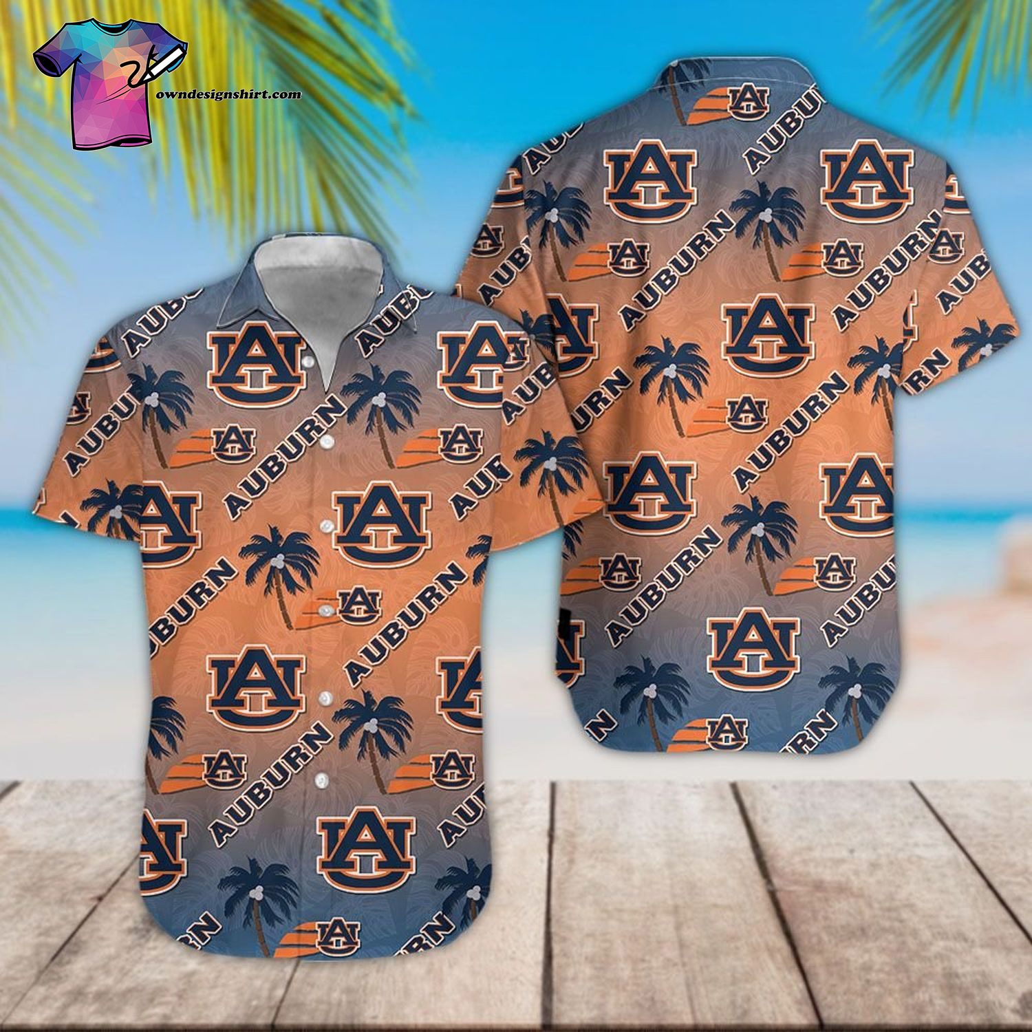 Auburn Tigers Football Team Hawaiian Shirt Auburn Tigers Football Team Hawaiian Shirt