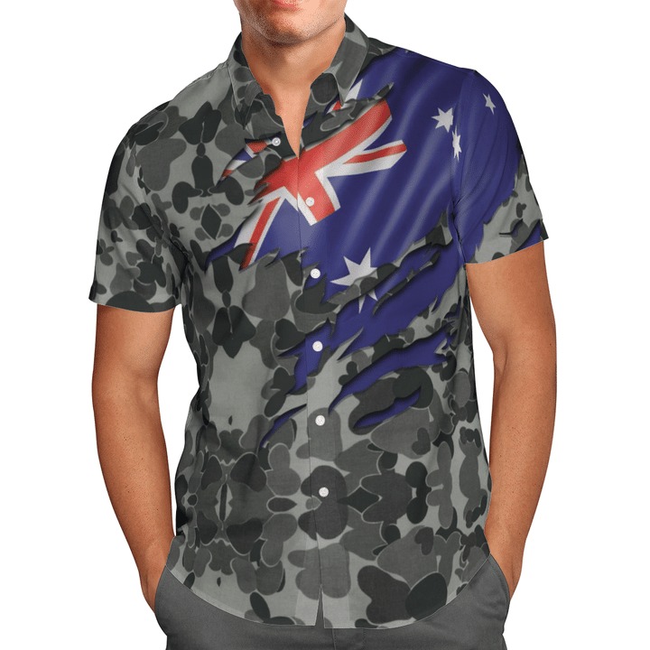 Australian Navy Hawaiian Shirt Australian Navy Hawaiian Shirt