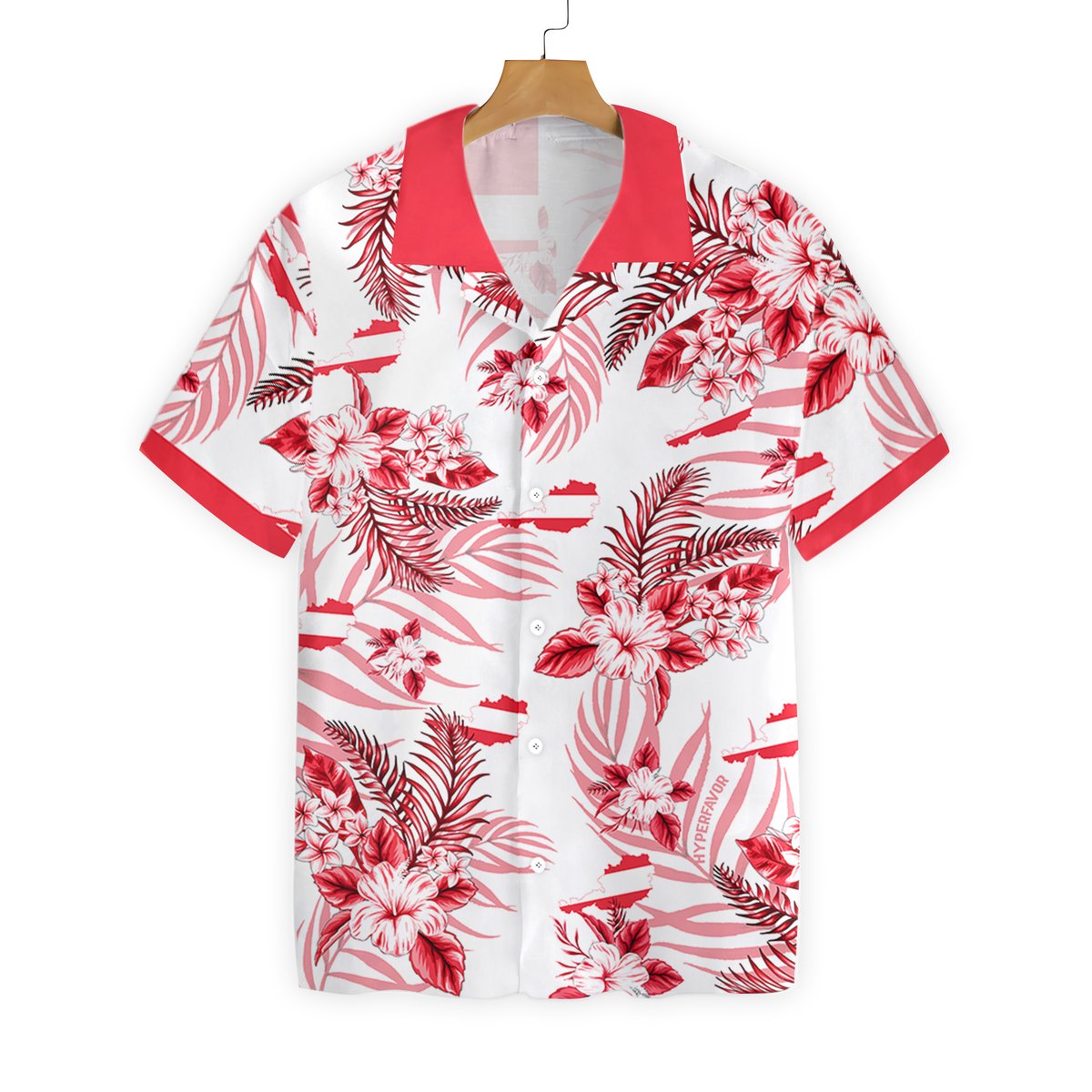 Austria Hibicus Hawaiian Shirt Austria Hibicus Hawaiian Shirt