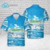 Azimut 80 Boats Full Print Hawaiian Shirt