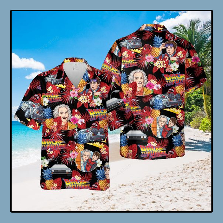 Back To The Future Music Hawaiian Shirt Back To The Future Music Hawaiian Shirt