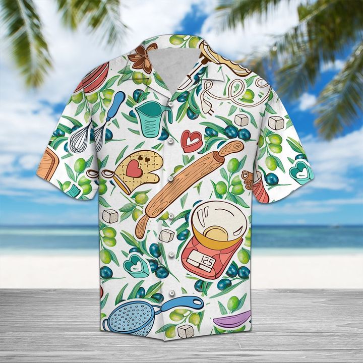Baking Lovers Hawaiian Shirt Summer Button Up Baking Lovers Hawaiian Shirt Summer Button Up