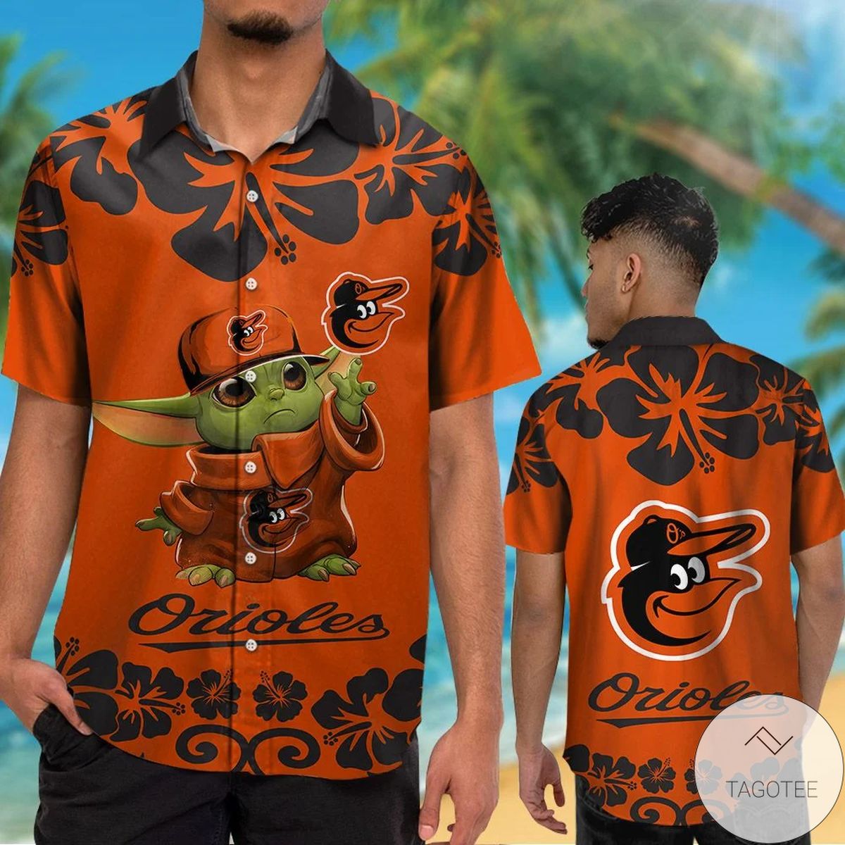 Baltimore Orioles Baby Yoda Hawaiian Shirt Baltimore Orioles Baby Yoda Hawaiian Shirt