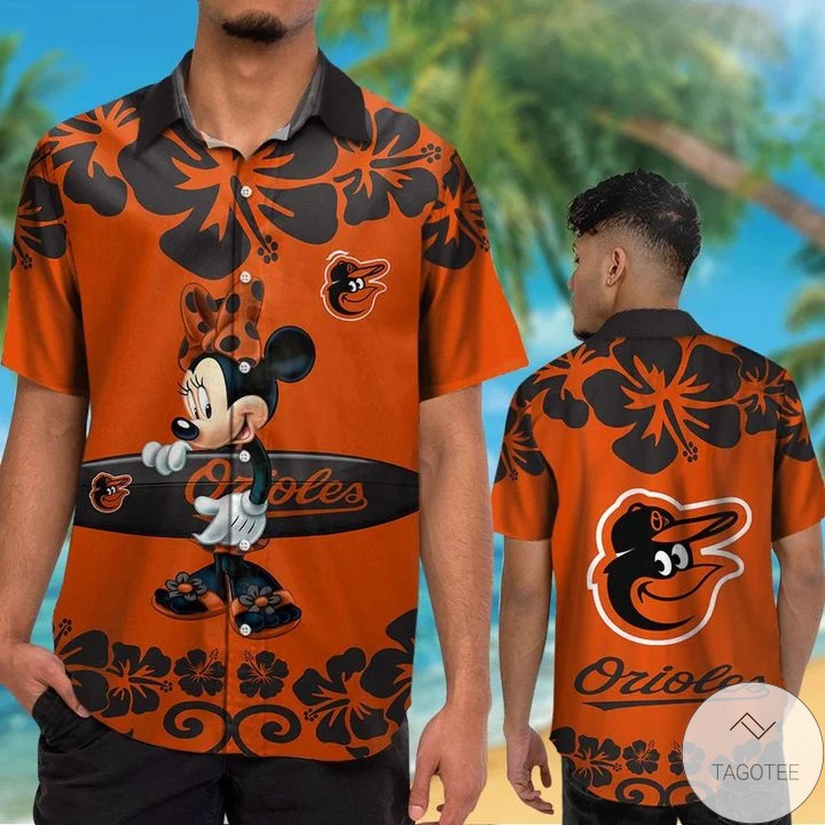 Baltimore Orioles Minnie Mouse Hawaiian Shirt Baltimore Orioles Minnie Mouse Hawaiian Shirt