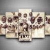 Baltimore Ravens - Team #3 - Sport 5 Panel Canvas Art Wall Decor