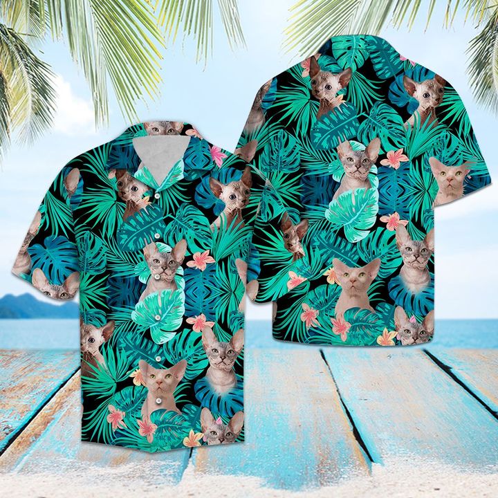 Bambino Green Tropical Hawaiian Shirt Summer Button Up Bambino Green Tropical Hawaiian Shirt Summer Button Up