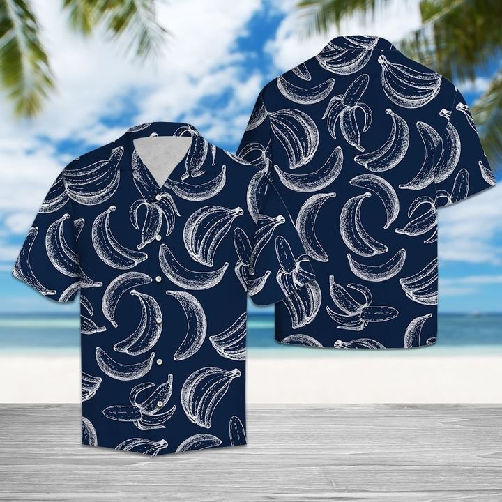 Banana Hawaiian Shirt Summer Button Up Banana Hawaiian Shirt Summer Button Up