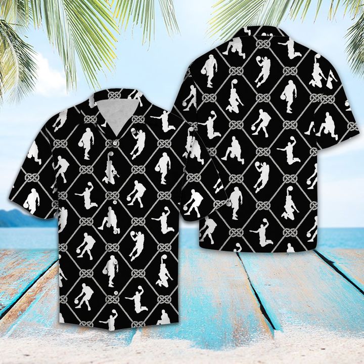 Basketball For Vacation Hawaiian Shirt Summer Button Up Basketball For Vacation Hawaiian Shirt Summer Button Up