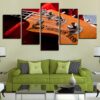 Bass Guitar Neck - Music 5 Panel Canvas Art Wall Decor