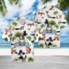 Basset Hound Vacation Hawaiian Shirt Summer Button Up