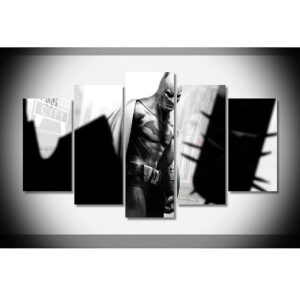 Batman N02 - Dc 5 Panel Canvas Art Wall Decor
