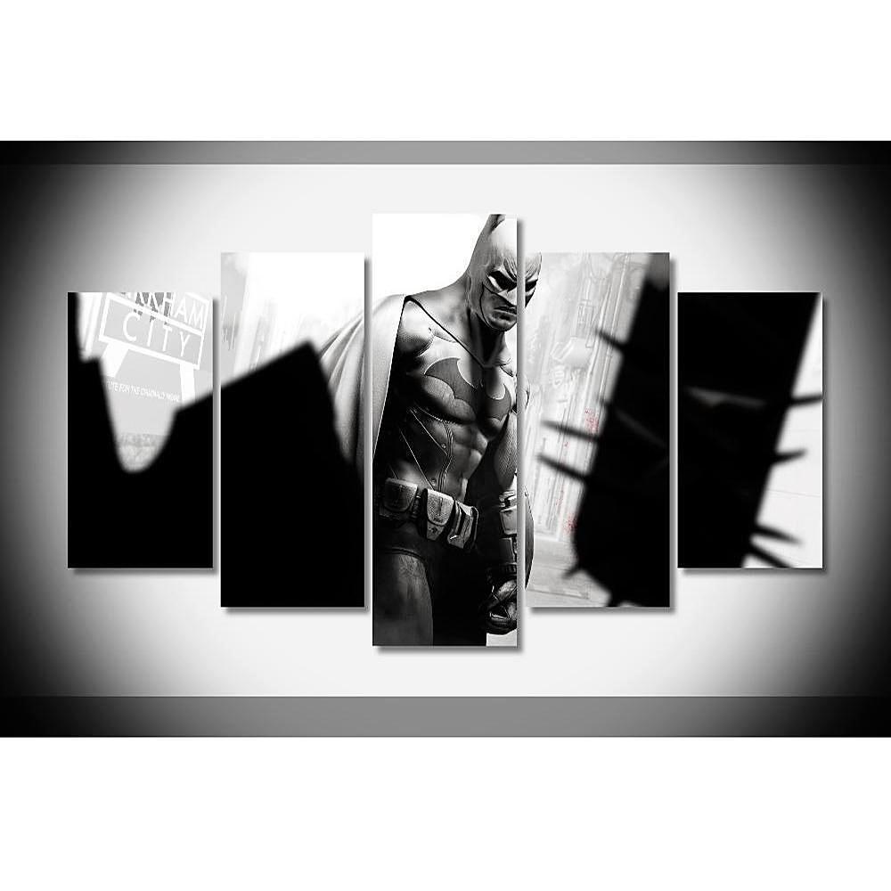 Batman N02 - Dc 5 Panel Canvas Art Wall Decor Batman N02 - Dc 5 Panel Canvas Art Wall Decor