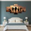 Battle Ready - Army 5 Panel Canvas Art Wall Decor