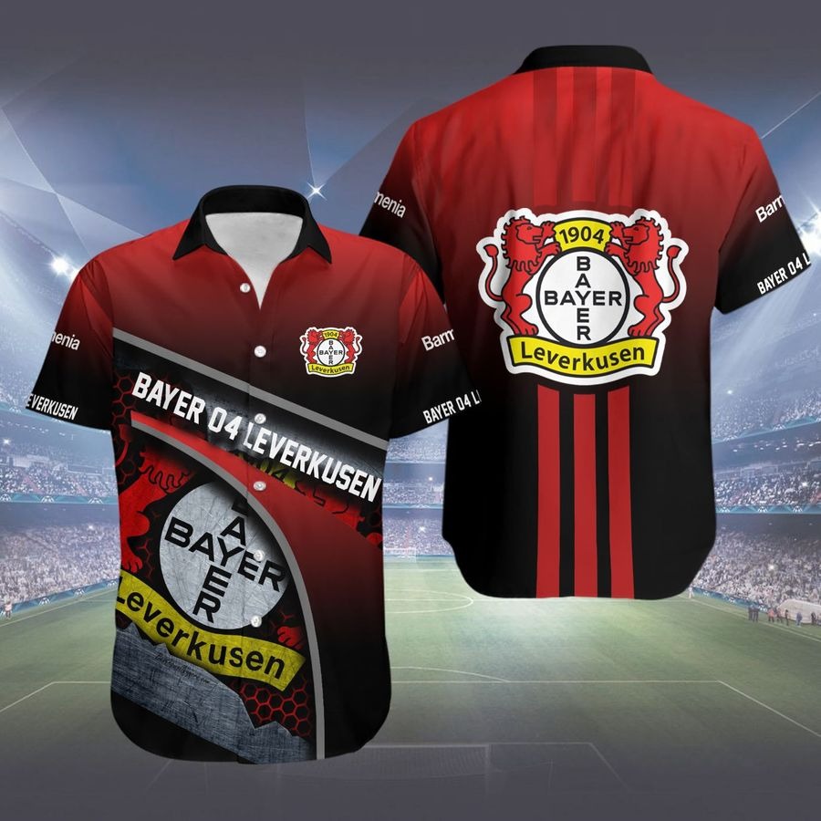 Bayer 04 Leverkusen Hawaiian Shirt Bayer 04 Leverkusen Hawaiian Shirt