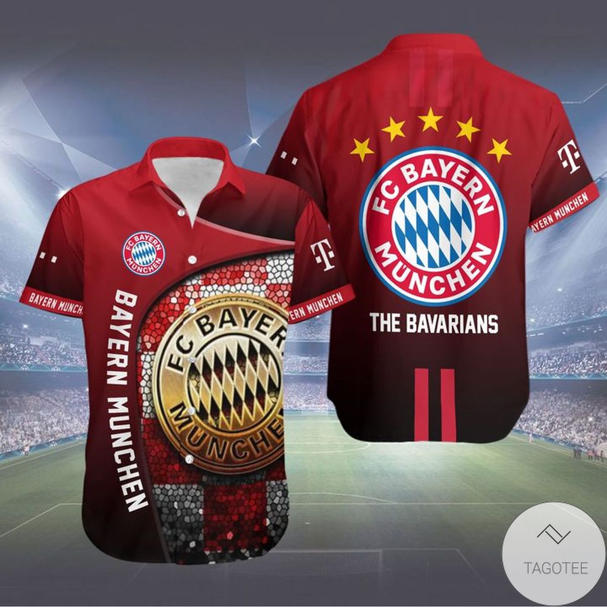 Bayern Muchen The Bavarians Hawaiian Shirt Bayern Muchen The Bavarians Hawaiian Shirt