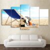 Beach Clothes - Nature 5 Panel Canvas Art Wall Decor