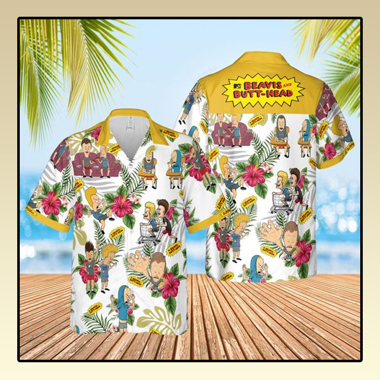 Beavis Butt Head Hawaiian Shirt Beavis Butt Head Hawaiian Shirt