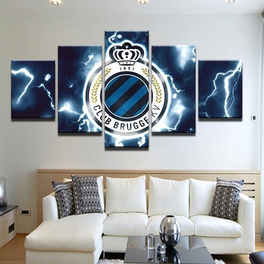Belgium Club Brugge Kv Club - Sport 5 Panel Canvas Art Wall Decor Belgium Club Brugge Kv Club - Sport 5 Panel Canvas Art Wall Decor