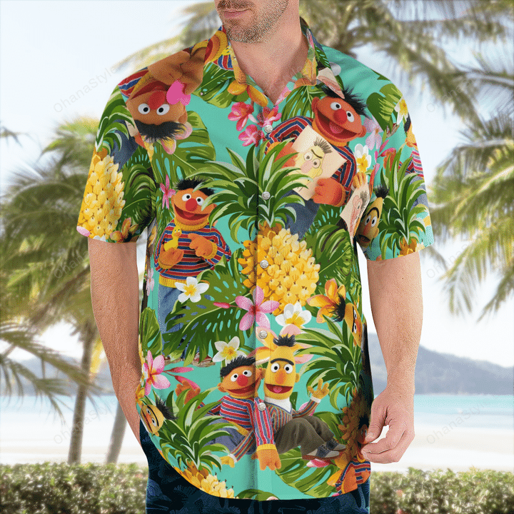Bert And Ernie Hawaiian Shirt Bert And Ernie Hawaiian Shirt