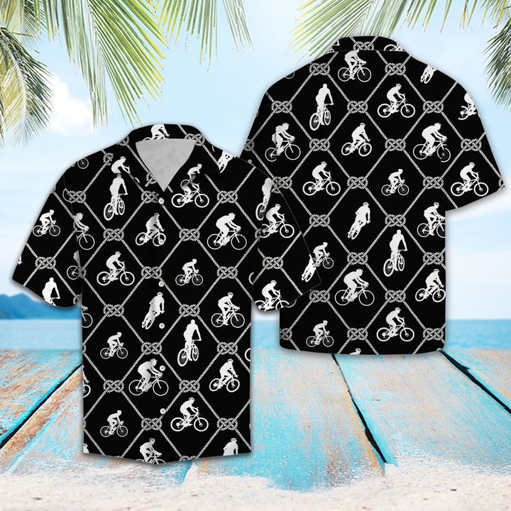 Biking For Vacation Hawaiian Shirt Summer Button Up Biking For Vacation Hawaiian Shirt Summer Button Up