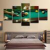 Billiard Snooker - Gaming 5 Panel Canvas Art Wall Decor