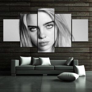 Billie Eilish - Famous Person 5 Panel Canvas Art Wall Decor