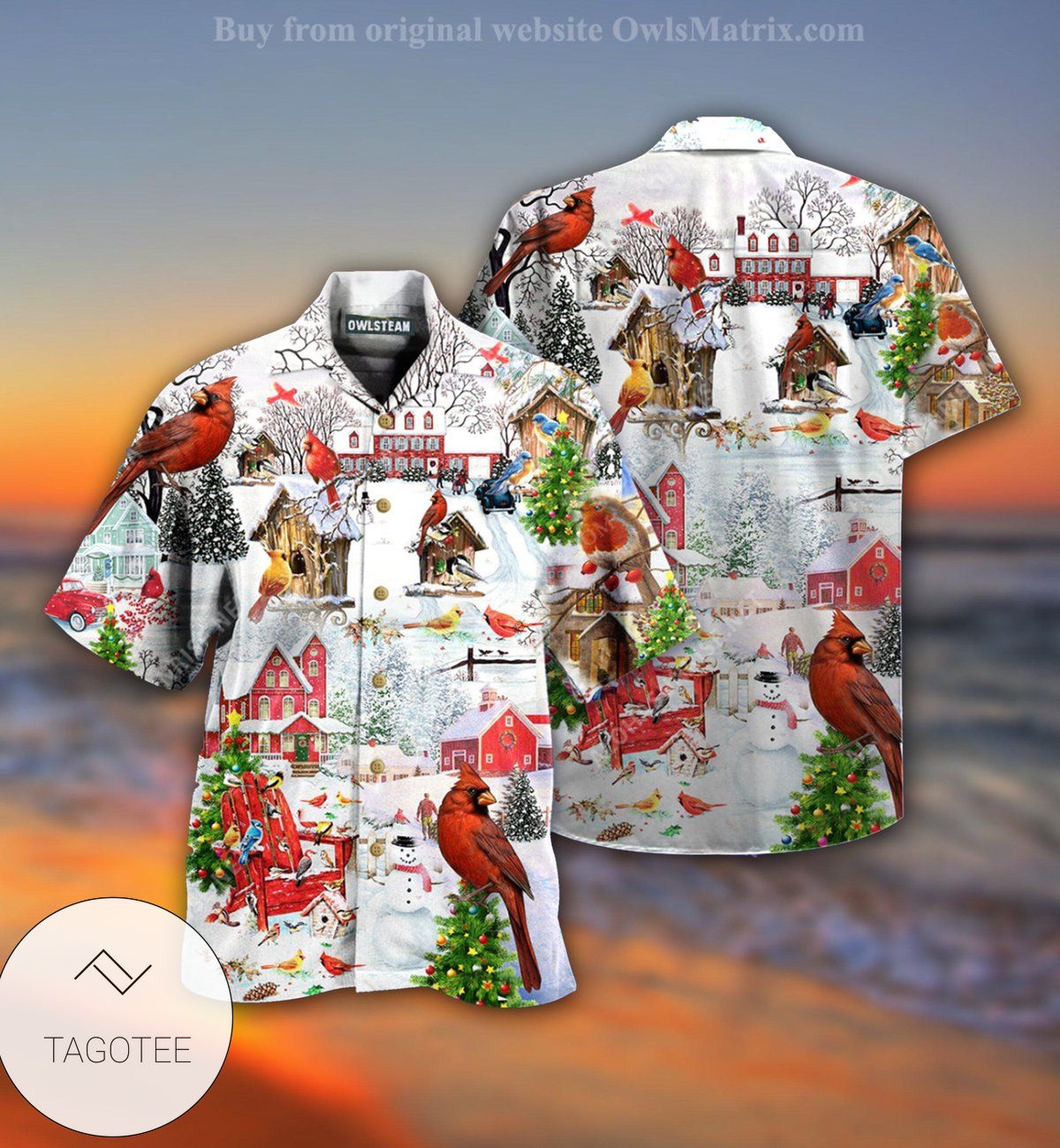 Birds Love Snow Love Christmas Limited Hawaiian Shirt Birds Love Snow Love Christmas Limited Hawaiian Shirt