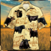 Black Angus Cattle Farm Hawaiian Shirt