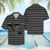 Black Cat Line Hawaiian Shirt Summer Button Up