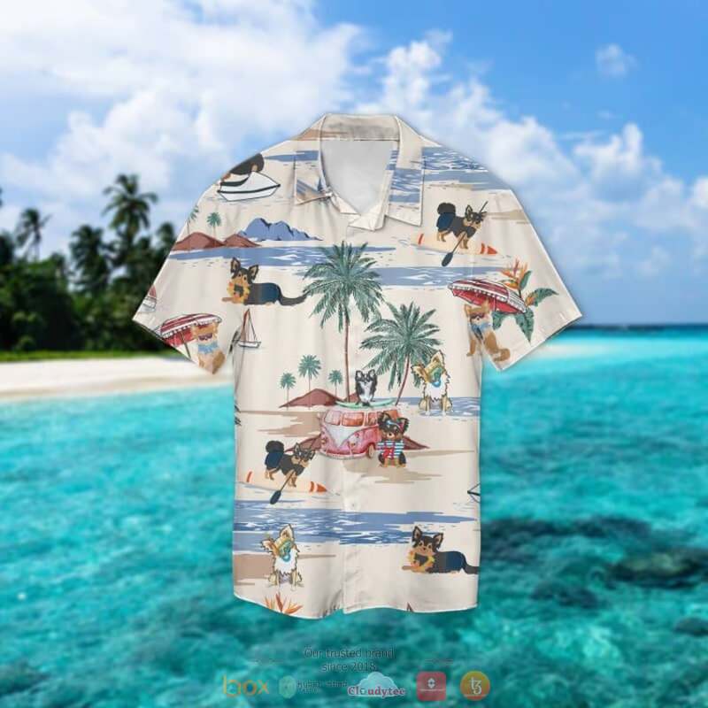 Black Doodle Summer Beach Hawaiian Shirt Black Doodle Summer Beach Hawaiian Shirt