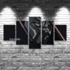Black Panther - Movie 5 Panel Canvas Art Wall Decor