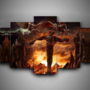 Black Veil Brides - Music 5 Panel Canvas Art Wall Decor