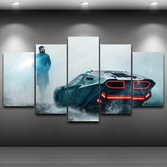 Blade Runner 2049 - Automative 5 Panel Canvas Art Wall Decor Blade Runner 2049 - Automative 5 Panel Canvas Art Wall Decor