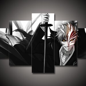 Bleach 3 - Anime 5 Panel Canvas Art Wall Decor
