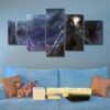 Bloodborne - Gaming 5 Panel Canvas Art Wall Decor