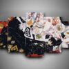 Blue Exorcist / Ao No Ekusoshisuto - Anime 5 Panel Canvas Art Wall Decor