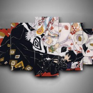 Blue Exorcist / Ao No Ekusoshisuto - Anime 5 Panel Canvas Art Wall Decor
