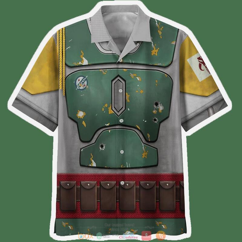 Boba Fet Cosplay Hawaiian Shirt Boba Fet Cosplay Hawaiian Shirt