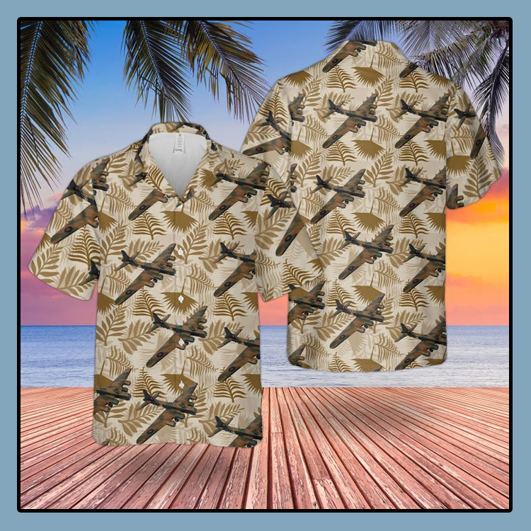 Boeing B-17S Flying Fortess Hawaiian Shirt Boeing B-17S Flying Fortess Hawaiian Shirt