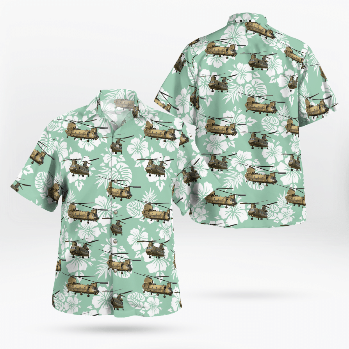 Boeing Chinook Hawaiian Shirt Boeing Chinook Hawaiian Shirt