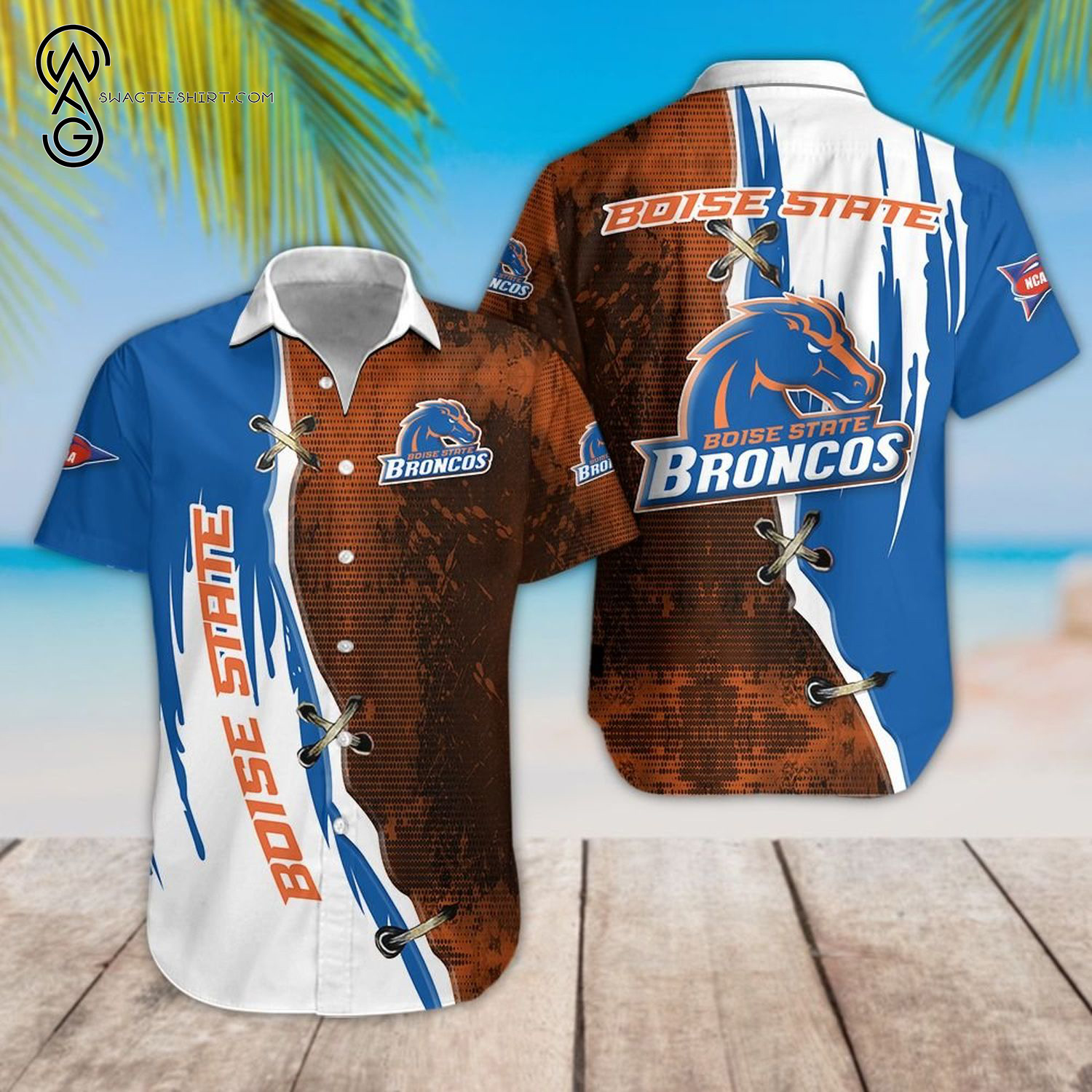 Boise State Broncos Football Team Hawaiian Shirt Boise State Broncos Football Team Hawaiian Shirt