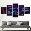 Bojack Horseman 4 - Movie 5 Panel Canvas Art Wall Decor