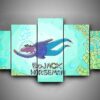 Bojack Horseman 5 - Movie 5 Panel Canvas Art Wall Decor