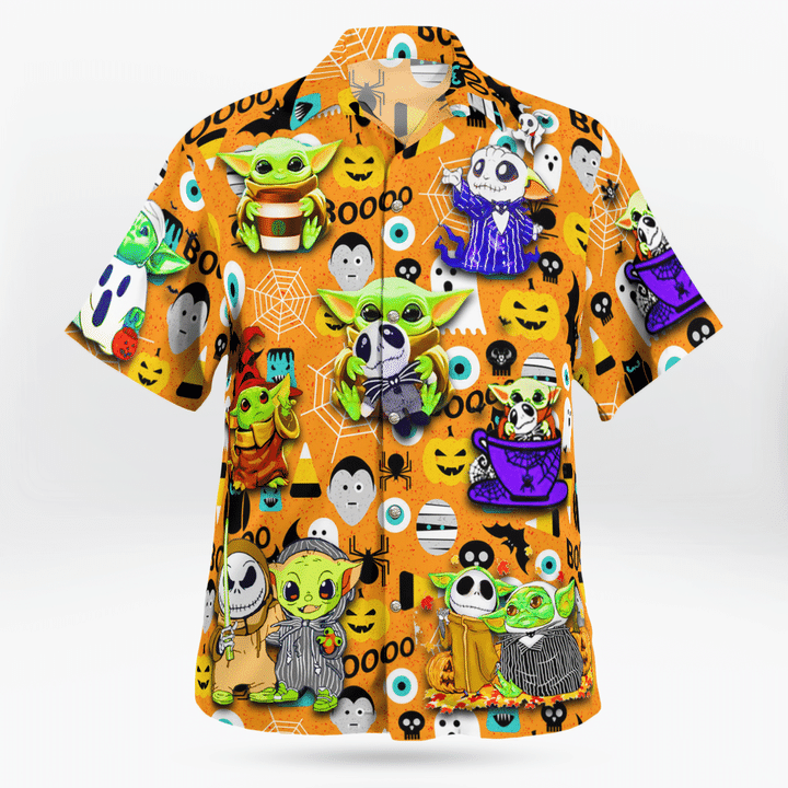 Boo Baby Yoda Hawaiian Shirt Boo Baby Yoda Hawaiian Shirt