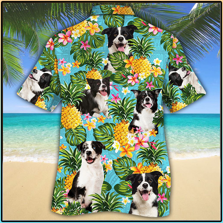 Border Collie Pineapple Hawaiian Shirt Border Collie Pineapple Hawaiian Shirt