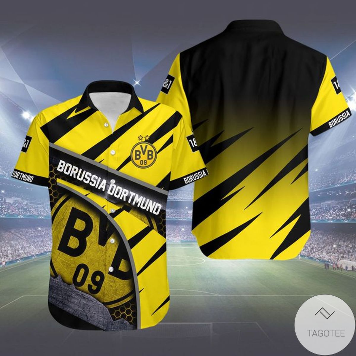 Borussia Dortmund Hawaiian Shirt Borussia Dortmund Hawaiian Shirt