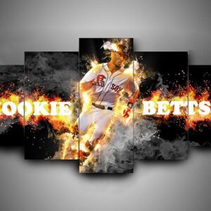 Boston Red Sox 5 - Sport 5 Panel Canvas Art Wall Decor