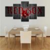 Boston Red Sox 6 - Sport 5 Panel Canvas Art Wall Decor